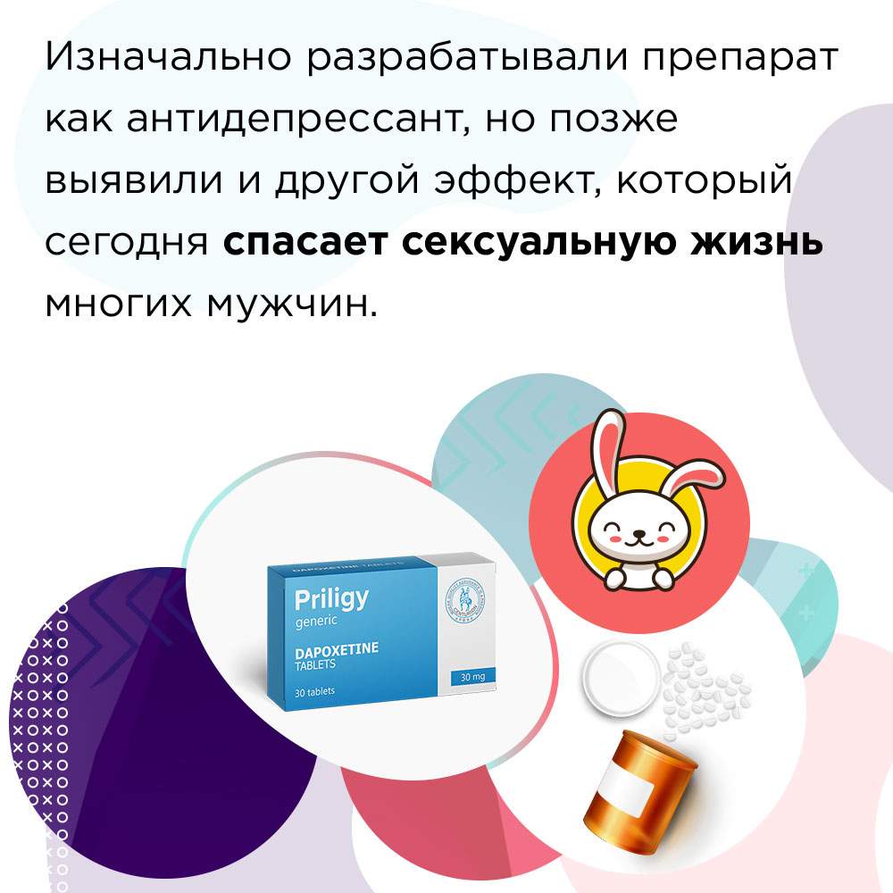 дапоксетин время действия таблетки
