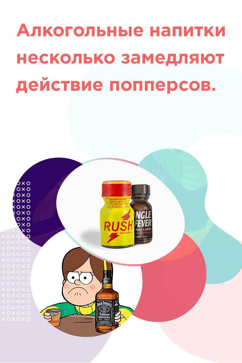 сколько по времени действует попперс